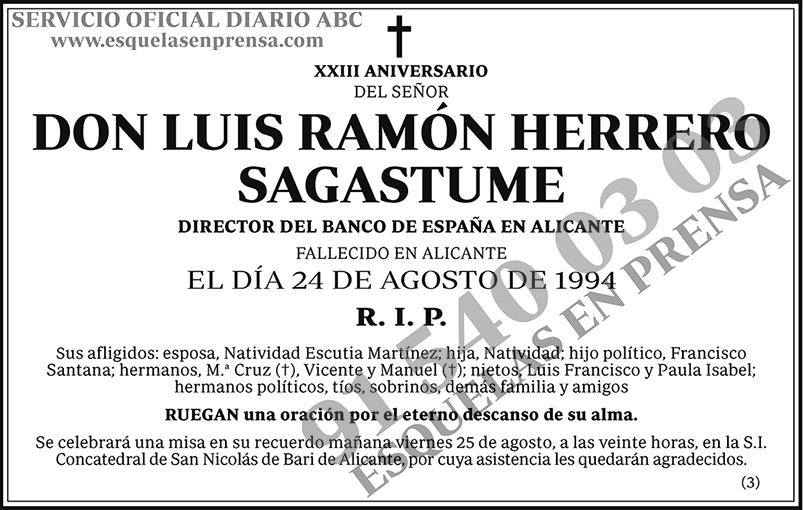 Luis Ramón Herrero Sagastume